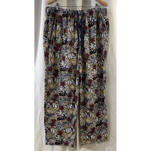 Tommy Bahama Biker‎ Santa Chrismas Drawstring Pajama Pants Men's Size XL